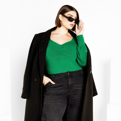 8 Coloured Sweaters To Brighten Up Your Wardrobe Plus Size Fashion