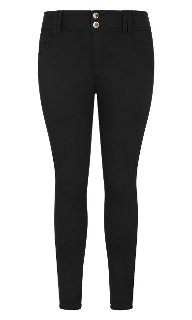 Asha Regular Skinny Jean - black