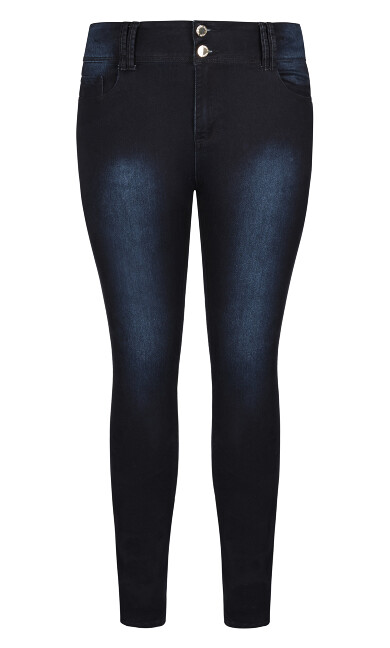 Asha Short Skinny Jean - denim