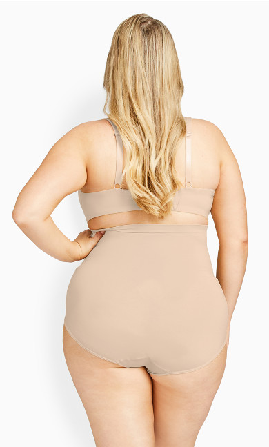 Hi Waist Shaper Brief - beige