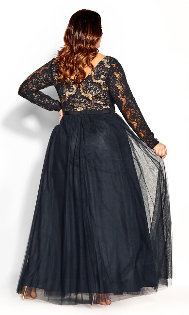 Rare Beauty Maxi Dress - navy