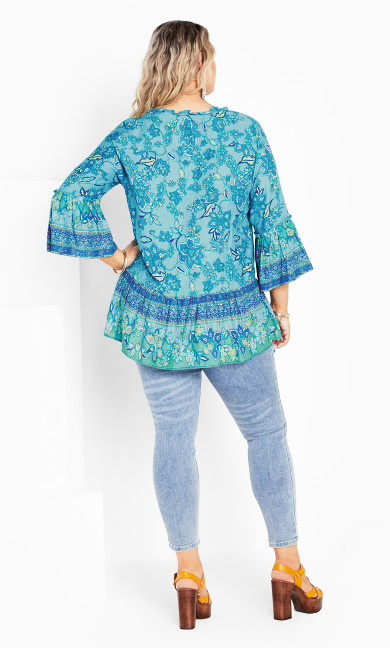 Sea Change Top - aqua