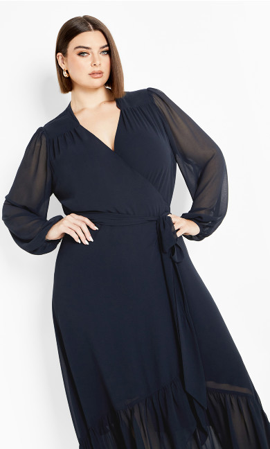 Women's Plus Size Rylie Maxi - steelblue