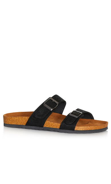 Plus Size Nelly Sandal - black