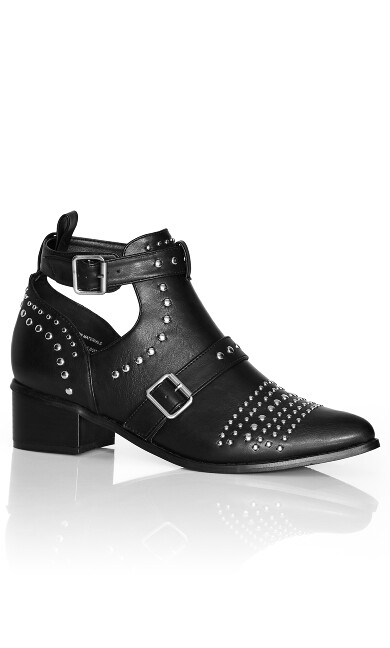 Plus Size Cristi Ankle Boot - black