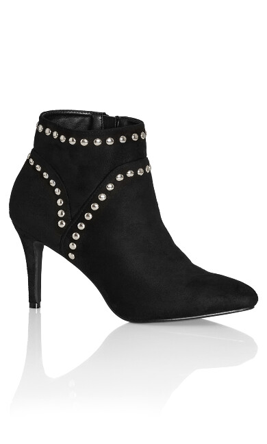 WIDE FIT Rae Ankle Boot - black