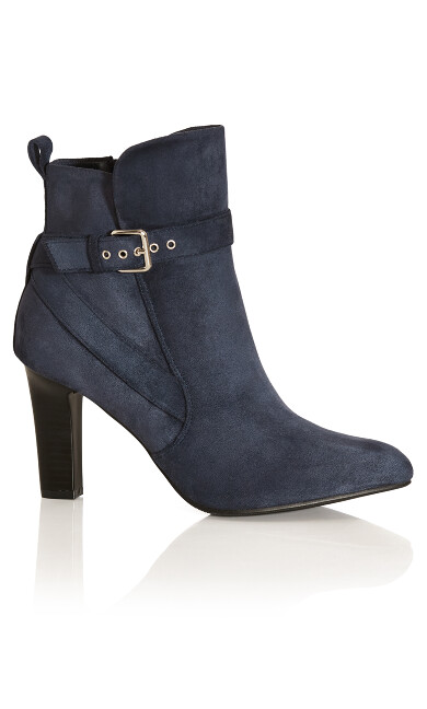 WIDE FIT Tara Ankle Boot - blueberry