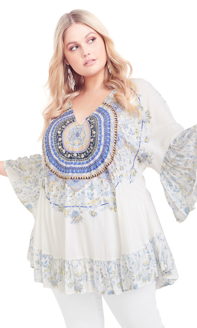 Plus Size Tunic Frankie Frill