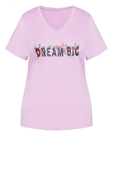 Dream Big Sleep Top - lilac