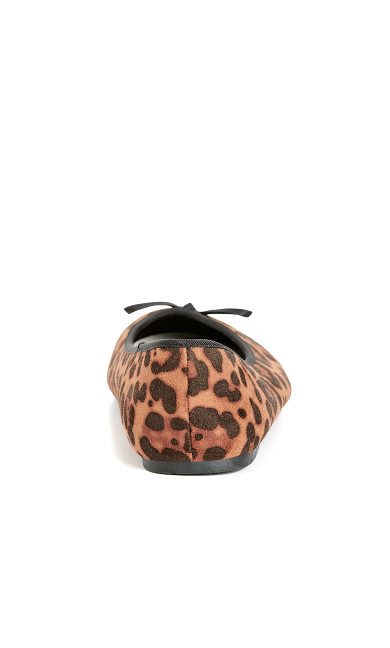 WIDE FIT Leopard Ballet Flat - animal print