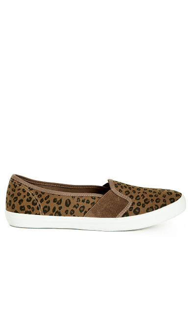 Plus Size Leopard Skater