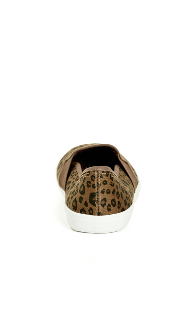 WIDE FIT Leopard Skater - animal