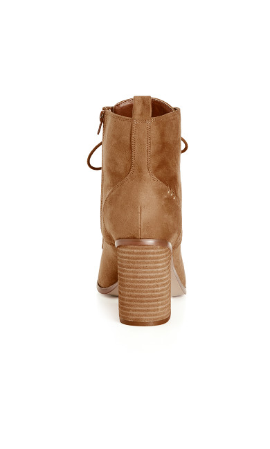 WIDE FIT Calista Ankle Boot - tan