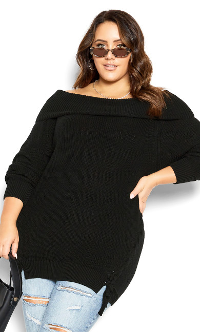 Intertwine Jumper - black