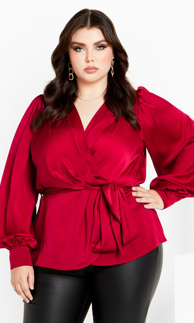 Opulent Top - cherry