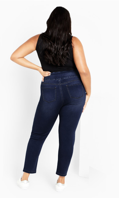 Jada Pull On Jean - dark wash