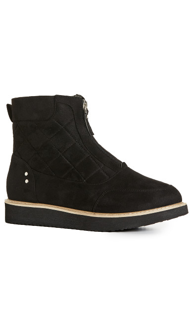 WIDE FIT Tracey Ankle Boot - black