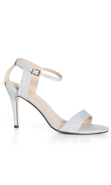 WIDE FIT Dressy Danielle Heel - silver