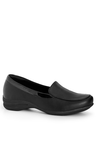 WIDE FIT Azalea Comfort Flat - black