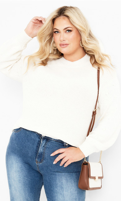 Paige Sweater - ivory