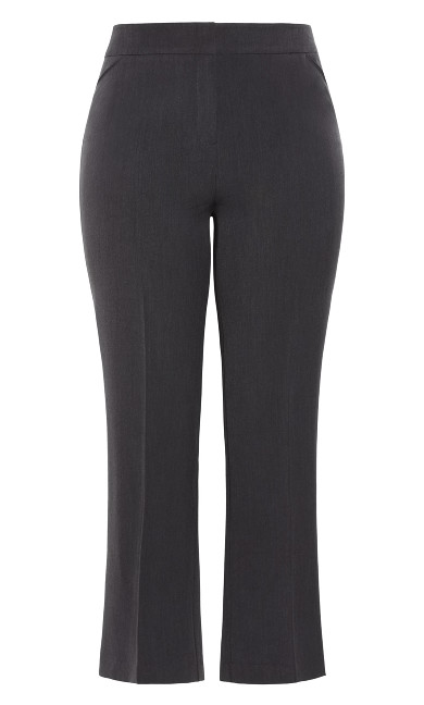 Cool Hand Wide Leg Trouser Charcoal - average