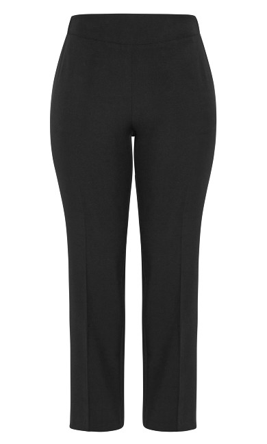 Cool Hand Woven Straight Leg Pant Black - tall