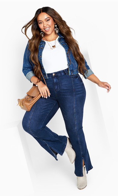 Women's Plus Size Ebony Flare Jean