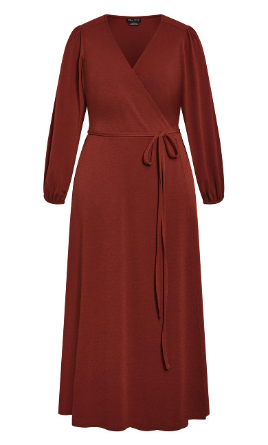 Wrap Hayden Maxi Dress - sienna