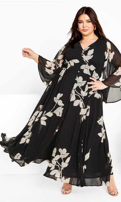 Plus Size Maxi Katalina Floral