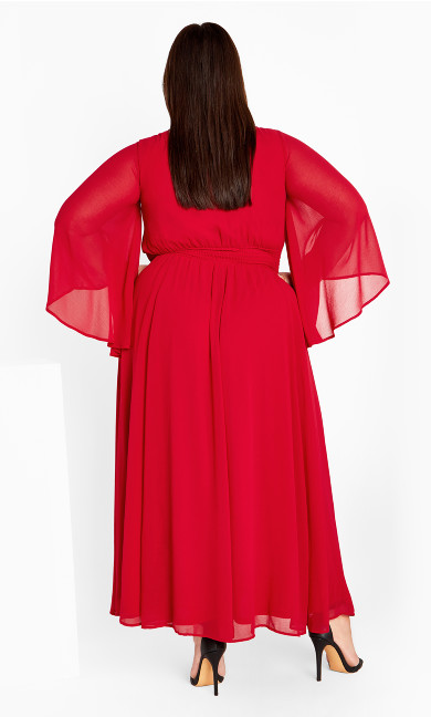 Katalina Maxi Dress - cherry