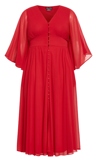 Katalina Maxi Dress - cherry