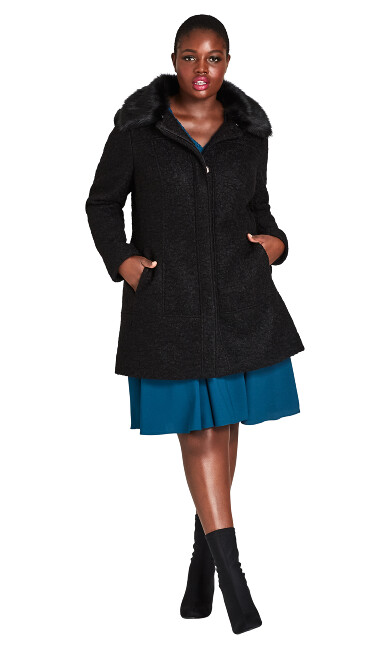 Sweet Dreams Coat - black