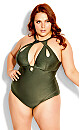 Cancun Underwire 1 Piece - khaki