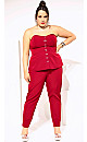 Emma Jumpsuit - true red