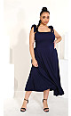 Monroe Dress - navy