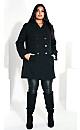 Military Coat - black