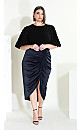 Rylie Skirt - steel blue