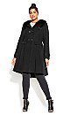 Grandiose Coat - black