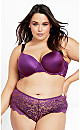 T-Shirt Bra- imperial purple