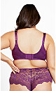 T-Shirt Bra- imperial purple