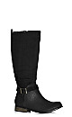 WIDE FIT Micah Knee Boot - black