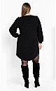 Plus Size Qiuero Dress - black