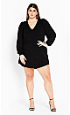 Plus Size Qiuero Dress - black