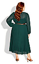 Love Pleat Dress - jade