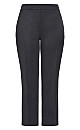 Plus Size Cool Hand Trouser Charcoal - tall