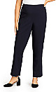 Plus Size Super Stretch Zip Pant Navy - tall