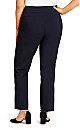 Plus Size Super Stretch Zip Pant Navy - tall