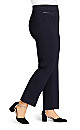 Plus Size Super Stretch Zip Pant Navy - tall