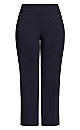 Plus Size Super Stretch Zip Pant Navy - tall