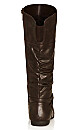 Plus Size Chelsea Tall Boot - brown